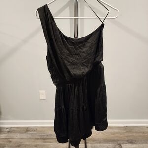 BB Dakota by Steve Madden Black One-Shoulder Dress